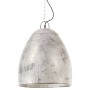 Lámpara colgante industrial redonda 25 W plateada 42 cm E27 de vidaXL, Lámparas - Ref: Foro24-320555, Precio: 50,37 €, Descue...