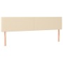 Cama box spring con colchón tela color crema 180x200 cm de , Camas y somieres - Ref: Foro24-3129574, Precio: 572,84 €, Descue...