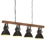 Industrial black mango wood ceiling lamp E27 by vidaXL, Lamps - Ref: Foro24-320523, Price: 120,03 €, Discount: %