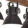 Industrial black mango wood ceiling lamp E27 by vidaXL, Lamps - Ref: Foro24-320523, Price: 120,03 €, Discount: %