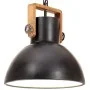 Lámpara colgante industrial redonda 25 W negra 30 cm E27 de vidaXL, Lámparas - Ref: Foro24-320536, Precio: 63,14 €, Descuento: %