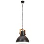 Lámpara colgante industrial redonda 25 W negra 30 cm E27 de vidaXL, Lámparas - Ref: Foro24-320536, Precio: 64,47 €, Descuento: %