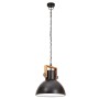 Lámpara colgante industrial redonda 25 W negra 30 cm E27 de vidaXL, Lámparas - Ref: Foro24-320536, Precio: 64,47 €, Descuento: %