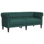Juego de sofás 2 piezas tela verde oscuro de , Sofás - Ref: Foro24-3209204, Precio: 675,39 €, Descuento: %
