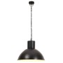 Lámpara colgante redonda negra 25 W 48 cm E27 de vidaXL, Lámparas - Ref: Foro24-320565, Precio: 72,21 €, Descuento: %