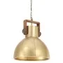Lámpara colgante industrial redonda 25 W latón 40 cm E27 de vidaXL, Lámparas - Ref: Foro24-320532, Precio: 78,13 €, Descuento: %