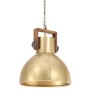 Lámpara colgante industrial redonda 25 W latón 40 cm E27 de vidaXL, Lámparas - Ref: Foro24-320532, Precio: 76,68 €, Descuento: %