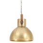 Lámpara colgante industrial redonda 25 W latón 40 cm E27 de vidaXL, Lámparas - Ref: Foro24-320532, Precio: 76,68 €, Descuento: %