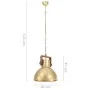Runde industrielle Pendelleuchte 25 W Messing 40 cm E27 von vidaXL, Lampen - Ref: Foro24-320532, Preis: 78,13 €, Rabatt: %