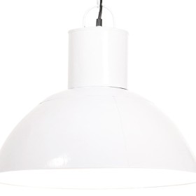 Lámpara colgante redonda 25 W blanca 48 cm E27 de vidaXL, Lámparas - Ref: Foro24-320566, Precio: 66,08 €, Descuento: %