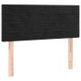 Cama box spring con colchón terciopelo negro 120x190 cm de , Camas y somieres - Ref: Foro24-3269845, Precio: 391,11 €, Descue...