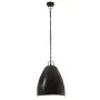 Lámpara colgante industrial redonda 25 W negra 32 cm E27 de vidaXL, Lámparas - Ref: Foro24-320561, Precio: 32,56 €, Descuento: %