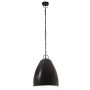 Lámpara colgante industrial redonda 25 W negra 32 cm E27 de vidaXL, Lámparas - Ref: Foro24-320561, Precio: 32,82 €, Descuento: %