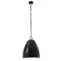Lámpara colgante industrial redonda 25 W negra 32 cm E27 de vidaXL, Lámparas - Ref: Foro24-320561, Precio: 32,56 €, Descuento: %