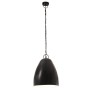 Lámpara colgante industrial redonda 25 W negra 32 cm E27 de vidaXL, Lámparas - Ref: Foro24-320561, Precio: 32,82 €, Descuento: %