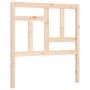 Estructura de cama individual con cabecero madera maciza de , Camas y somieres - Ref: Foro24-3193101, Precio: 84,92 €, Descue...