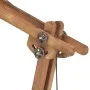 Lámpara de pie madera maciza de mango plateada E27 de vidaXL, Lámparas - Ref: Foro24-320579, Precio: 119,69 €, Descuento: %