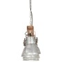 Lámpara de techo industrial madera de mango plateado E27 de vidaXL, Lámparas - Ref: Foro24-320521, Precio: 103,66 €, Descuent...