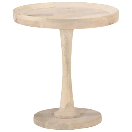 Mesa auxiliar de madera maciza de mango Ø50x55 cm de vidaXL, Mesas auxiliares - Ref: Foro24-320599, Precio: 99,70 €, Descuent...