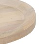 Mesa auxiliar de madera maciza de mango Ø50x55 cm de vidaXL, Mesas auxiliares - Ref: Foro24-320599, Precio: 99,70 €, Descuent...