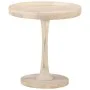 Mesa auxiliar de madera maciza de mango Ø50x55 cm de vidaXL, Mesas auxiliares - Ref: Foro24-320599, Precio: 105,25 €, Descuen...