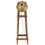 Lámpara de pie madera maciza de mango latón E27 de vidaXL, Lámparas - Ref: Foro24-320588, Precio: 94,91 €, Descuento: %