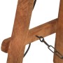 Lámpara de pie madera maciza de mango latón E27 de vidaXL, Lámparas - Ref: Foro24-320588, Precio: 94,91 €, Descuento: %