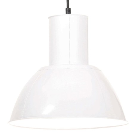 Lámpara colgante redonda 25 W blanca 28,5 cm E27 de vidaXL, Lámparas - Ref: Foro24-320570, Precio: 35,80 €, Descuento: %