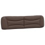 Estructura cama con luces LED cuero sintético marrón 200x200 cm de , Camas y somieres - Ref: Foro24-3213957, Precio: 252,25 €...
