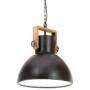 Lámpara colgante industrial redonda 25 W negro 40 cm E27 de vidaXL, Lámparas - Ref: Foro24-320535, Precio: 80,88 €, Descuento: %
