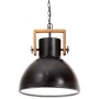 Lámpara colgante industrial redonda 25 W negro 40 cm E27 de vidaXL, Lámparas - Ref: Foro24-320535, Precio: 80,88 €, Descuento: %