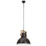 Lámpara colgante industrial redonda 25 W negro 40 cm E27 de vidaXL, Lámparas - Ref: Foro24-320535, Precio: 81,06 €, Descuento: %