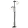 Lámpara de pie 2 pantallas blanca hierro fundido E27 de vidaXL, Lámparas - Ref: Foro24-320586, Precio: 101,74 €, Descuento: %