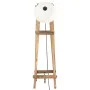 Lámpara de pie madera maciza de mango blanca E27 de vidaXL, Lámparas - Ref: Foro24-320590, Precio: 94,26 €, Descuento: %