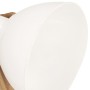 Lámpara de pie madera maciza de mango blanca E27 de vidaXL, Lámparas - Ref: Foro24-320590, Precio: 95,67 €, Descuento: %