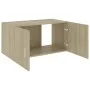 Armario de pared madera ingeniería roble Sonoma 80x39x40 cm de vidaXL, Estantes y estanterías - Ref: Foro24-802798, Precio: 8...