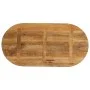 Oval table top solid mango wood 110x50x3.8 cm by , Table tops - Ref: Foro24-370157, Price: 84,40 €, Discount: %