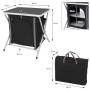 Redcliffs Armario de camping plegable negro 60x45x64 cm de , Mobiliario de camping - Ref: Foro24-447566, Precio: 59,02 €, Des...