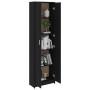 Armario de pasillo de madera contrachapada negro 55x25x189 cm de vidaXL, Armarios roperos - Ref: Foro24-802850, Precio: 122,0...