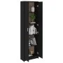 Armario de pasillo de madera contrachapada negro 55x25x189 cm de vidaXL, Armarios roperos - Ref: Foro24-802850, Precio: 118,2...