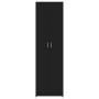 Armario de pasillo de madera contrachapada negro 55x25x189 cm de vidaXL, Armarios roperos - Ref: Foro24-802850, Precio: 122,0...