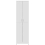 Armario de pasillo de madera contrachapada blanco 55x25x189 cm de vidaXL, Armarios roperos - Ref: Foro24-802849, Precio: 143,...