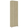 Armario pasillo contrachapada color roble 55x25x189 cm de vidaXL, Armarios roperos - Ref: Foro24-802852, Precio: 125,73 €, De...