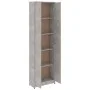 Armario de pasillo de aglomerado gris hormigón 55x25x189 cm de vidaXL, Armarios roperos - Ref: Foro24-802853, Precio: 116,63 ...