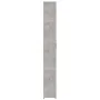 Armario de pasillo de aglomerado gris hormigón 55x25x189 cm de vidaXL, Armarios roperos - Ref: Foro24-802853, Precio: 116,63 ...