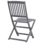 Sillas de jardín plegables 6 uds cojines madera maciza acacia de , Sillas de jardín - Ref: Foro24-3065445, Precio: 342,14 €, ...