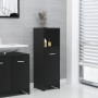 Armario de baño madera contrachapada negro 30x30x95 cm de vidaXL, Muebles de baño - Ref: Foro24-802589, Precio: 50,34 €, Desc...