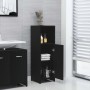 Armario de baño madera contrachapada negro 30x30x95 cm de vidaXL, Muebles de baño - Ref: Foro24-802589, Precio: 50,34 €, Desc...