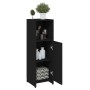 Armario de baño madera contrachapada negro 30x30x95 cm de vidaXL, Muebles de baño - Ref: Foro24-802589, Precio: 50,34 €, Desc...