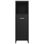 Armario de baño madera contrachapada negro 30x30x95 cm de vidaXL, Muebles de baño - Ref: Foro24-802589, Precio: 50,34 €, Desc...